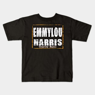 design text Emmylou Harris Kids T-Shirt